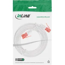 InLine Patch Flachband Netzwerkkabel CAT6 2m weiß