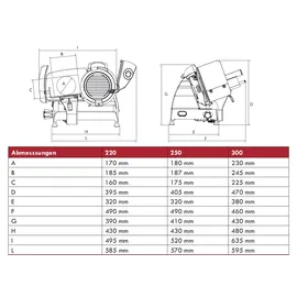 Berkel Red Line 250 rot