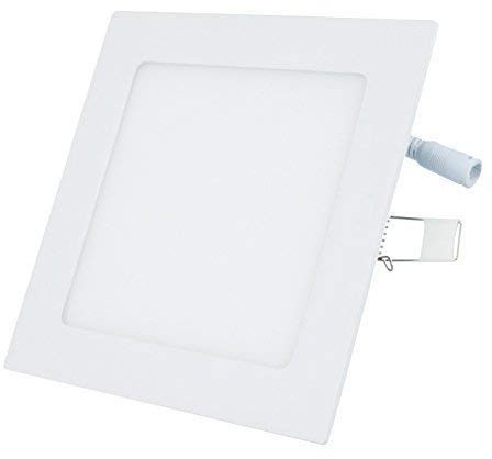 LED Panel Quadrat 12W Warmweiß Leuchte Ultraslim Wohnzimmer Küche Deckenleuchte Einbauleuchte Deckenlampe inkl. Trafo Wand Light