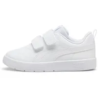 Puma Courtflex V3 Kinder Weiß/Silber 22