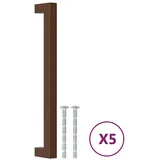 vidaXL Möbelgriffe 5 Stk. Bronzen 192 mm Edelstahl