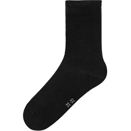 NAME IT NKNSOCK 7P SOLID NOOS Socken 7er Pack Schwarz 19-21