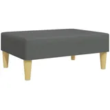 vidaXL Fußhocker Dunkelgrau 77x55x31 cm Stoff