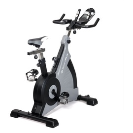 Sportplus Speedbike Indoor Bike, Ergometer bis 500 Watt, Studioqualität Indoor-Cycle mit Wirbelstrombremse, 15 kg Schwungmasse, Heimtrainer | | Grau