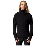 Houdini Power Kapuzenfleece - Trueblack / Trueblack - M