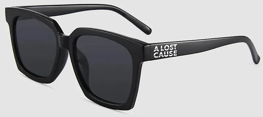 A Lost Cause Framed Black Sonnenbrille smoke Gr. Uni