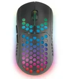 Mars Gaming MMW3, Kabellose Gaming Maus, RGB Flow, Ultraleicht 79g, 3200DPI, Schwarz