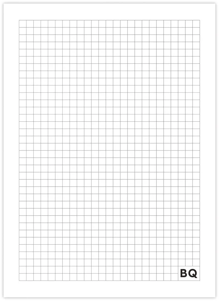 Interdruk Perfekt gebundenes Notizbuch A5 80 Blatt kariert (keine Motivauswahl möglich)