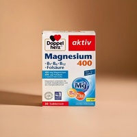 Doppelherz Magnesium 400 + B1 + B6 + B12 + Folsäure ★ Magnesium für die Muskeln