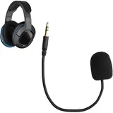 kwmobile Ersatz Kopfhörer Mikrofon kompatibel mit Turtle Beach Stealth 400 420x 450 520 Recon 50x 50p 60p Headset - Gaming Headphones - Schwarz