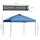 Outsunny Faltpavillon 2,95 x 2,95 m inkl. 0 Seitenteile Blau