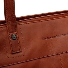 The Chesterfield Brand Solvia Schultertasche Leder 33 cm Laptopfach braun