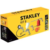 Stanley Air Kit 8 teiliges Druckluft Set für Haus und Werkstatt / Kompressor
