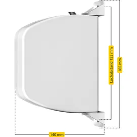 Schellenberg Aufschraubwickler aufklappbar Mini weiß