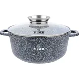 ZILNER Marmor Kochtopf 6,8 L 28 cm rund