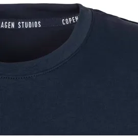 Copenhagen Studios T-Shirt Packung, 3er-Pack, 3 Stk. Unterziehshirt aus hochwertiger Bio-Baumwolle Gr. L, navy, , 73783246-L