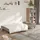 vidaXL Schlafsofa 2-Sitzer mit 2 Kissen Hellgrau Samt - Grau