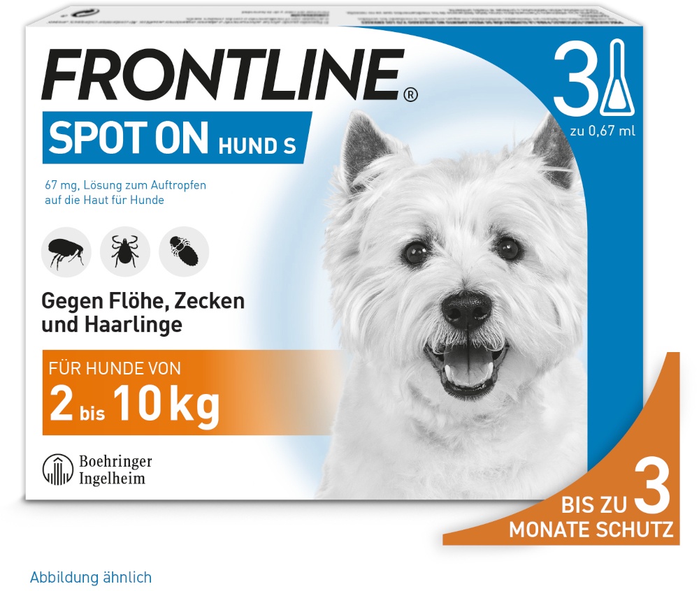 frontline spot on hund