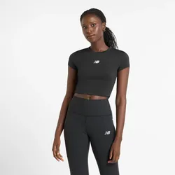New Balance Trainingsshirt »Harmony Fitted T-Shirt« New Balance black (001) S
