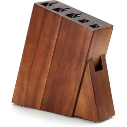 XinZuo - Akazienholz Universal Messerblock (für 6 Werkzeuge)