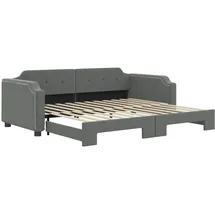 vidaXL Tagesbett 100 x 200 cm Dunkelgrau