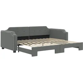 vidaXL Tagesbett 100 x 200 cm Dunkelgrau