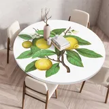 Muiuou Tischdecke Rund Outdoor,Geometric Patterns Drucken Rund Tischdecken Antifouling Abwaschbar Polyester Tischtuch,Dauerhaft Kratzfest für Wohnzimmer Esszimmer Garten (Durchmesser 60cm,Stil 11)