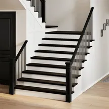 vidaXL Treppenstufen 16 Stk. Dunkelbraun 110x30x2 cm Massivholz Eiche - Braun