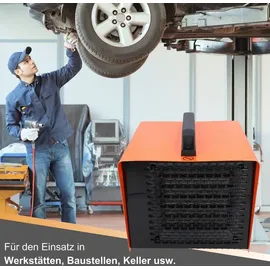 Btec Heizlüfter 3000 W orange/schwarz