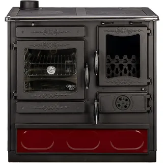 Globe-Fire Globefire Küchenofen Alhena bordeaux Anschluss links | 7 kw