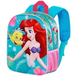 Karactermania Disney Arielle Dive-Elite 3D Rucksack, Türkis, 25 x 30 cm, Kapazität 7 L