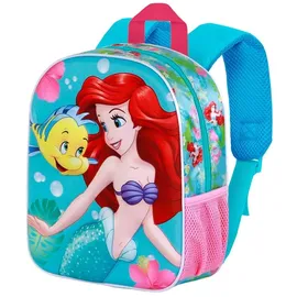 Karactermania Disney Arielle Dive-Elite 3D Rucksack, Türkis, 25 x 30 cm, Kapazität 7 L