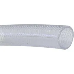 Silikonschlauch transparent  mit Einlage, FDA, 16x4mm, 25m