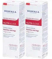 Mavala NUTRI-ELIXIR Crème Ultime Nutrition Anti-Age Pour La Peau 2x45 ml