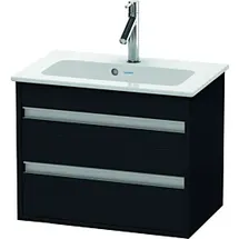 Duravit Ketho Waschtisch-Unterschrank KT645201616 60 x 38,5 cm, Eiche schwarz, 2 Schubkästen, wandhängend