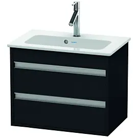 Duravit Ketho Waschtisch-Unterschrank KT645201616 60 x 38,5 cm, Eiche schwarz, 2 Schubkästen, wandhängend