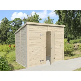 Palmako Leif Gerätehaus 273 x 170 cm Transparent Tauchgrundiert