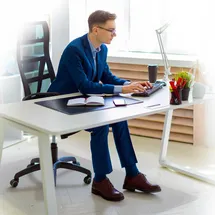 FLOORTEX Bodenschutzmatte 116 x 150 cm Transparent