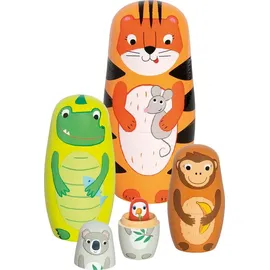 Gollnest & Kiesel GmbH & Co. KG Matroschka Puppen, Tiger Tavi und seine Freunde
