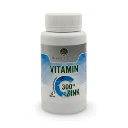 Vitamin C + Zink, 300mg, für Immunsystem, gegen Müdigkeit 60 St