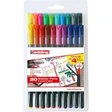 edding Fasermaler 1200 neon fein 20er Set