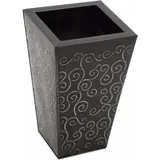 Europalms Zinkübertopf 31 x 31 x 31 cm Grau