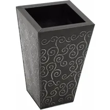 Europalms Zinkübertopf 31 x 31 x 31 cm Grau