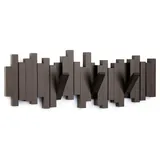 Umbra Wandgarderobe Stäbchen Espresso