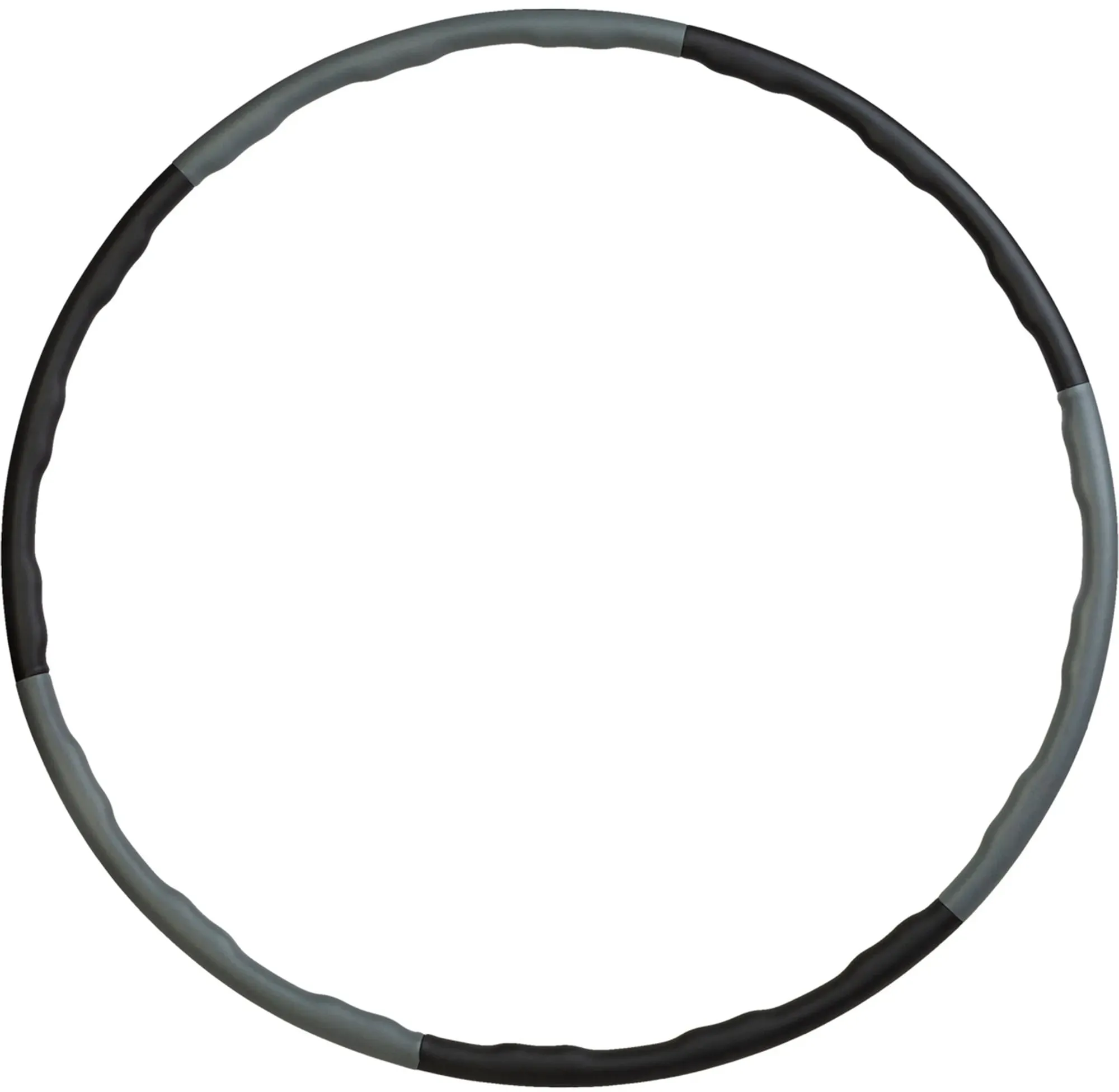 Hula-Hoop-Reifen ENDURANCE, grau (grau, schwarz), Fitnessringe, mit einem Gewicht von 1.7 kg