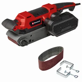 Einhell Bandschleifer TE-BS 850 E (850 W, 400 m/min Schleifbandgeschwindigkeit, Bandlauf-Feinjustierung, Staubabsaugung, auch für stationären Einsatz, inkl. Zubehör)