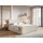 Selsey Cloudy II - Boxspringbett 200x200 cm, mit Bettkästen und Topper, Bouclé Hellbeige - Beige