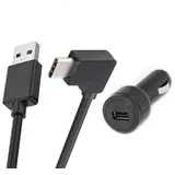 TomTom Halterung mit USB-C Kabel und Ladegerät schwarz