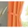 Gardinenbox 2er Set Vorhänge Schal Schlaufen »Berlin« HxB 225x140 cm Orange Blickdicht Microsatin Lichtdurchlässig Kräuselband Uni Matt, 20400N2