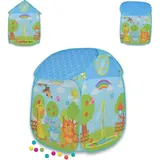 Moni Spielhaus Zoo 995-5001C Blau/Polyester